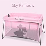 ベビーベッド 折りたたみ　ポータブル 　収納袋付き　ミニベビーベッド　ゲームベッド　コンパクト