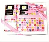出産祝い ギフト すぐ使える ベビー おむつ替えマット＆おむつポーチ２点/ピンクミニフラワー