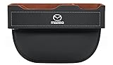 【2025新型 マツダ 車 サイド収納ボックス】CX-3/CX-4//CX-5/CX-8/アテンザ/アクセラ/デミオ 全シリーズ対応 シートサイドポケット マツダ カーシート隙間収納ボックス 小物入れ付き 落下防止 車用 隙間埋め 車席隙間ポケット 運転席 助手席汎用 (ブラック 1個) [並行輸入品]