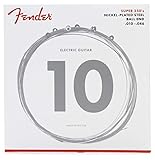 Fender エレキギター弦 Super 250 Guitar Strings, Nickel Plated Steel, Ball End, 250R .010-.046 レギュラー