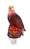 磁器Night Lights American Eagle Shaped磁器夜ライト2.25 X 6 X 3インチレッドモデル# pn-287