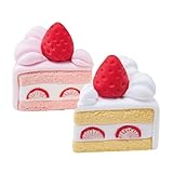 ミニチュアのスイーツやフードを粘土でつくる／つくるんです® 日本製粘土であんしん DIY トイフード （ショートケーキ）ミニチュア デザート かんたん