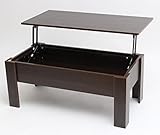 タック リフティングアップテーブル ダークブラウン ブラウン 本体サイズ(約):幅100×奥行50×高さ42cm -