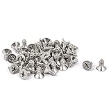 uxcell セルフタッピングねじ セルフドリルネジ カウンターシンク セルフタッピングねじ 50個入り