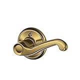 Schlage f170fla609rh Flair Right Handダミーレバー、アンティーク真鍮by Schlageロック会社