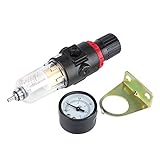 エアーレギュレーター　Acogedor　空気圧調整器　圧力計付き 水分離器 多機能　圧縮調節　水分 圧力 調整　エア処理ユニット　AFR2000