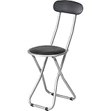 パイプスリム折りたたみ椅子4脚セット『FB-32BK』【IT】 サイズ：約30×46×74.5cm(#9837555x4)