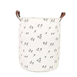 HooMall haotfire Large Collapsible Laundry Hamperバケット防水ファブリックストレージバスケット保育園ベビーランドリーバスケットforキッズおもちゃ服 パ