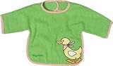 Playshoes 39 x 30cm Long Sleeve Baby Bib Duck by Playshoes