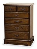 チェスト60 ブリティッシュコテージ british cottage 60cm幅 小引き出し 抽斗 引出し 小物入れ 5段 アンティーク クラシック 欧風 ヨーロッパ 東海家具工業 【送料無料】