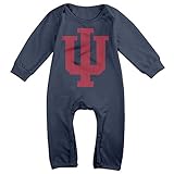 PCY新生児Babys Boy 's & Girl 'sインディアナ大学ロゴ長袖ボディスーツ服装6 – 24ヶ月の海軍 24 months PCY-LTY-10771784