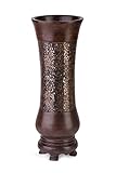 Creative Scents Schonwerk Centerpiece Vase- Crackled Mosaic Design- Functional Table Decorations- Ce