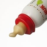 NUK スタンダードほ乳びん(ポリプロピレン製) 天然ゴムニップル 240ml フルーツレッド FDNK0080214