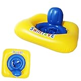 Hibote マイベビーフロート 付き浮き輪 シェード ベビーボート 足入れ浮き輪 座付き ベビー用 10月-36月赤ちゃん