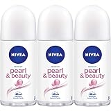 まとめ買いセット Nivea ニベア 女性用 制汗 デオドラント ロールオン Pearl＆Beauty 50ml×３個 ［海外直送品］