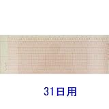 転倒桝雨量計用紙 31日用：【気象機器】：401-0005