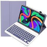 PCATEC Lenovo Tab M11/K11/B11 TB330FU/TB330XU 10.95インチ TB-331FC ZADA0020JP ケース付き Bluetooth キーボード US配列 (パープル)