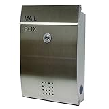 郵便ポスト メールボックス 鍵 マグネット Europeanシリーズ5005 ステンレス