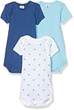 Petit Bateau Baby Boys ' 3パック半袖Star /ソリッドボディスーツ