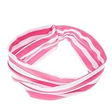 ノーブランド品　６色選択可　赤ちゃん/女の子　弾性ストライプ　ヘアバンド/キッズヘアアクセサリー/ヘッドバンド　 - ピンク