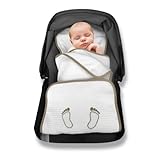 Elli & Nooli PadiBlanket 50% Organic Stroller Padding Plus Layer Blanket, Natural Beige, 0 Plus Mont