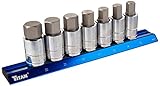 Titan 16131 7 Pc Large Met Hex Sckt Bit Set