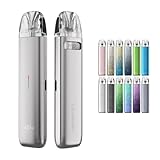 【G4 MINI】ユーウェル Caliburn G4 Mini ベイプ コンパクト 電子タバコスターターキット 1100mAh バッテリー pod型正規品 カリバーン G4 ミニ ニコチンなしリキッドなし (Light Silver)