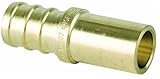 Viega PureFlowゼロリード真鍮Pexクリンプ銅管および継手アダプタwith 1 " x 1 "または3 / 4 "クリンプX銅 2 Pack 46654VIE-2 2