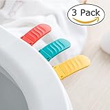 T & B 3pcsトイレシートリフタートイレパッドカバーLower蓋ハンドルhygieniceクリーンイエローレッドグリーン