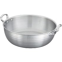【新着商品】アルミ 打出 揚鍋 21cm(板厚3.0mm) Amazon｜アルミ 打出 揚鍋 21cm(板厚3.0mm)｜揚げ鍋・天ぷら鍋
