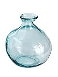 High Quality 4735006S Nest Recycled Spanish Glass Bubble Shape Vase 7.5