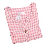 Spinas(スピナス) マタニティ ウェア パジャマ 授乳口付き コットン 前開き 産前産後 セットアップ 全２色(ピンク、ブラウン)