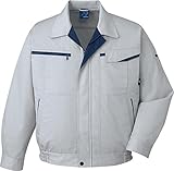 自重堂 JICHODO エコ5バリューブルゾン 43800 シルバー LLサイズ