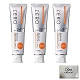 EP-0131 ゼロプレミアムケアズ リフレッシュ・90g x 3個セット 歯磨き粉 + オリジナルポケットティッシュ