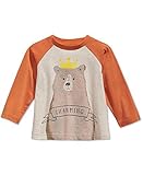 First Impressions Baby Boy 's長袖Charming Bear Tシャツ