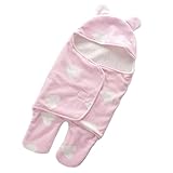 Happylifehere ベビー 赤ちゃん おくるみ ふわふわ フリース ガーゼ 新生児 かわいい 0-12ヶ月 B