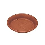 アイリスオーヤマ 受け皿 素焼風受皿 4号 テラコッタブラウン