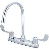 Olympia Faucets K-5350 Two Handle Kitchen Faucet, Chrome Finish [並行輸入品]