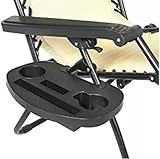 ユニバーサル楕円形Zero Gravity Chairカップホルダーwithモバイルデバイススロット、スナックトレイ/ Carrying Your iPhone 7 Plus / iPad