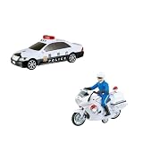 警察車両2点セット サウンドクラウンパトカー & サウンドポリスバイク