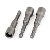 uxcell　ソケットビット 六角ボルト　磁気ナットセッター　　65 x 14mm　10mmの六角ソケット　3個入り