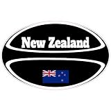 米国カスタムステッカーNew Zealand Flag Rugby Ballステッカー 3" USCS-1522535295-3