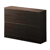 スクエア扉キャビネット スクエアヨコ型 ３×２ ブラウン