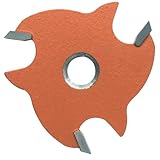CMT 823.340.11 3-Wing Slot Cutter with 45-Degree Bore, 5/32-Inch Cutting Length, 5/16-Inch Bore by C