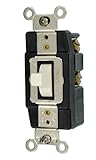 Leviton 20-amp Toggle単極AC静かスイッチ 1257-T 1