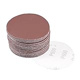 uxcell サンディングディスク 紙やすり サンドペーパー 外径100mm 600グリット 50枚入