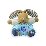 Kaloo?-?Blue Denim?-?P 'tit Little Rabbit Plush coeur18?cm by Kaloo