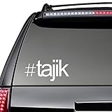 Idakoos – ハッシュタグTajik – 言語 – デカールパックX 3
