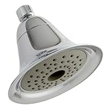 Kingston Brass Watersense KX361 6-inch Diameter High Velocity Aeroflow Shower Head, Polished Chrome 