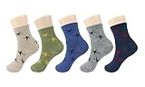 5 Pairsキュートコットンクルーソックスfor all season Boy Girl幼児用子供用2 to 7年